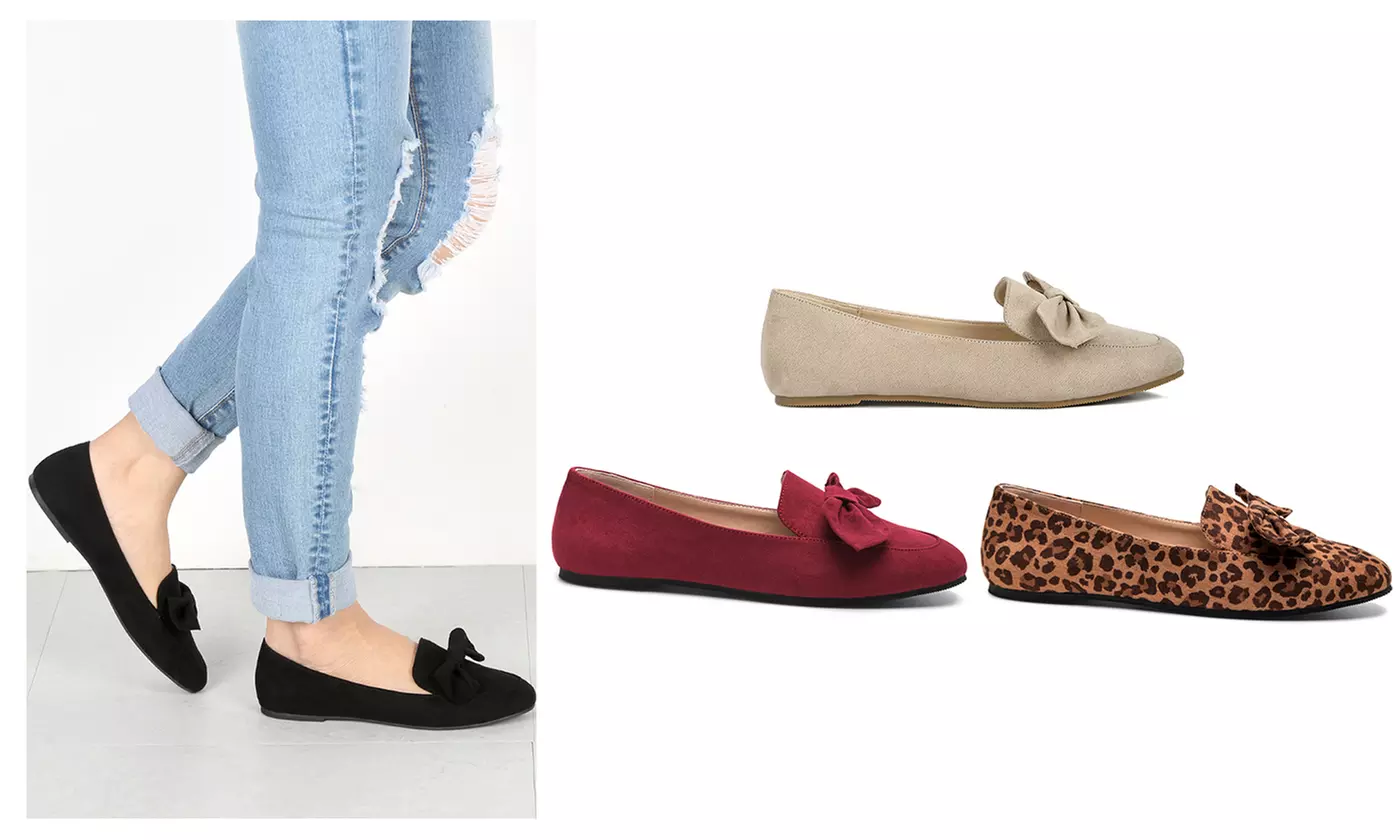 Remee Front Bow Loafers - Primary Image