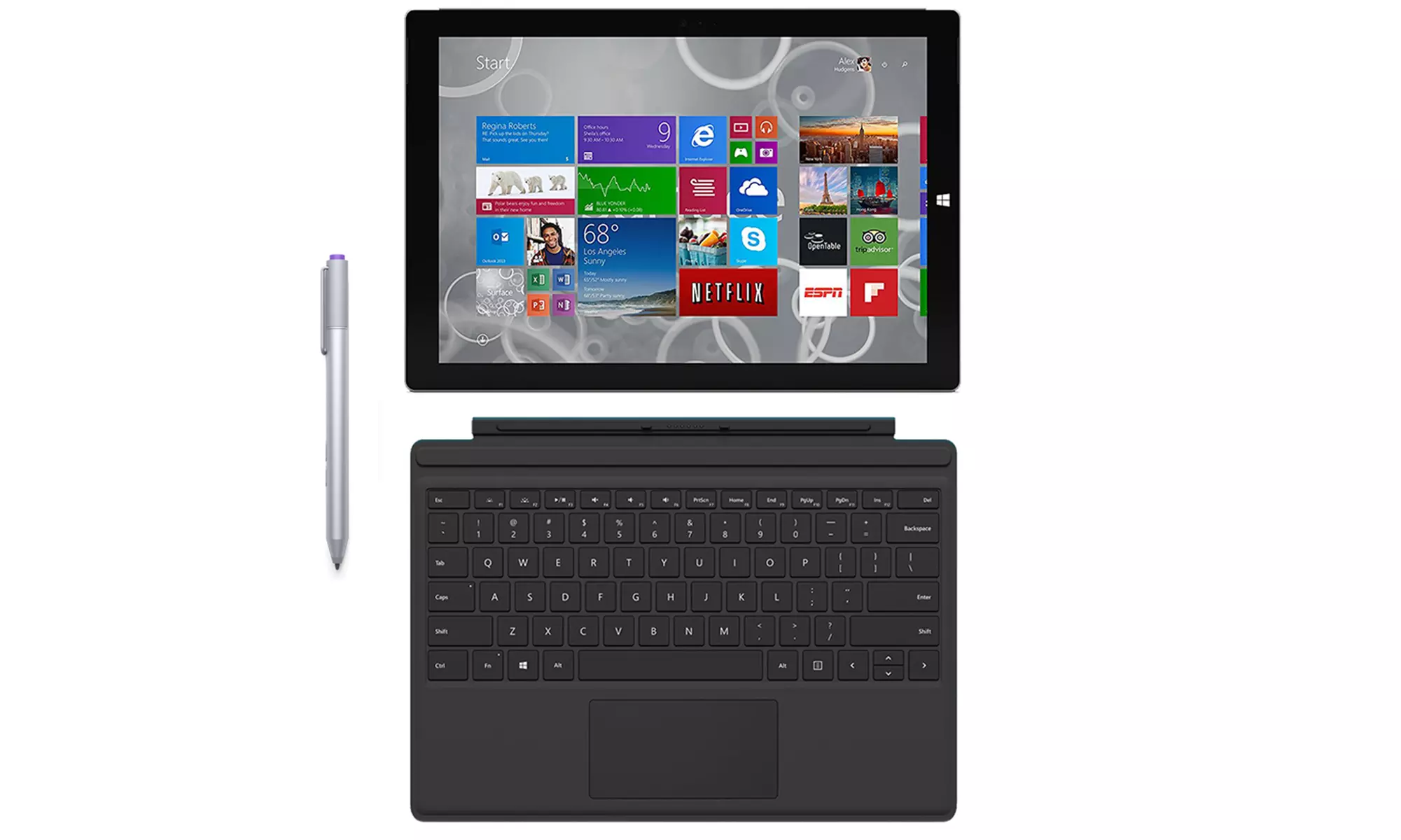 Microsoft Surface Pro 3 256GB 12" Tablet with Accessories (Refurbished A-Grade) - Primary Image