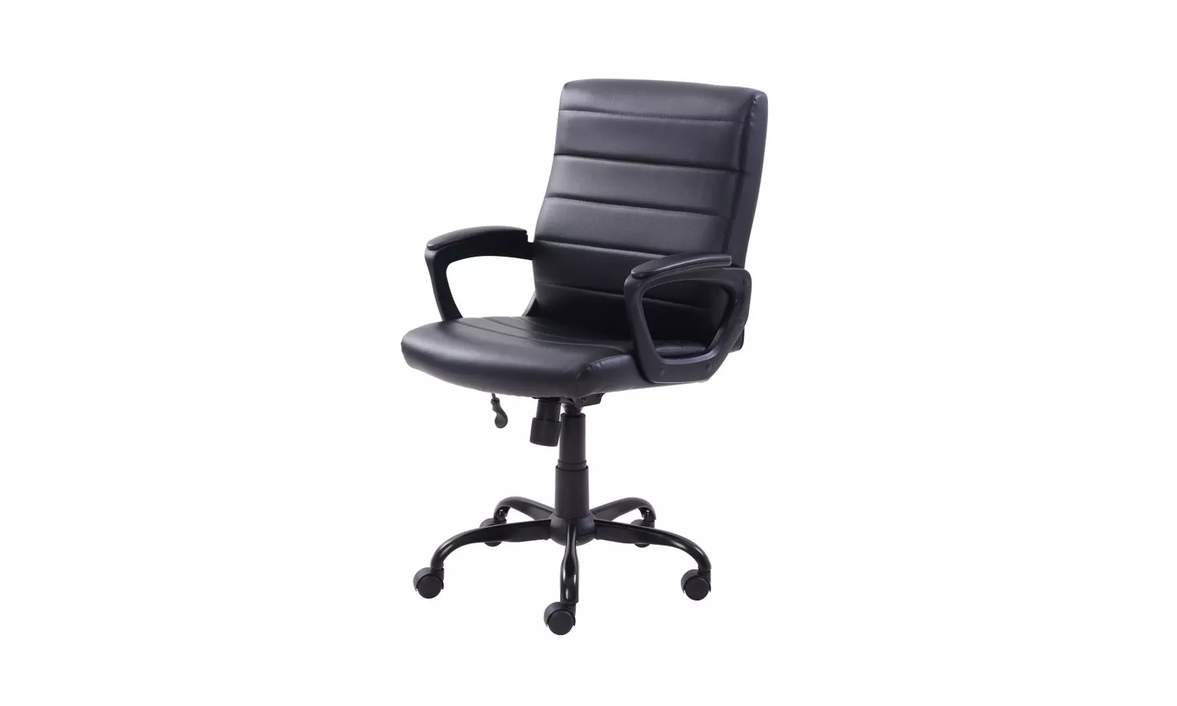 Mainstays Bonded Leather Mid-Back Manager's Office Chair - Second Medium