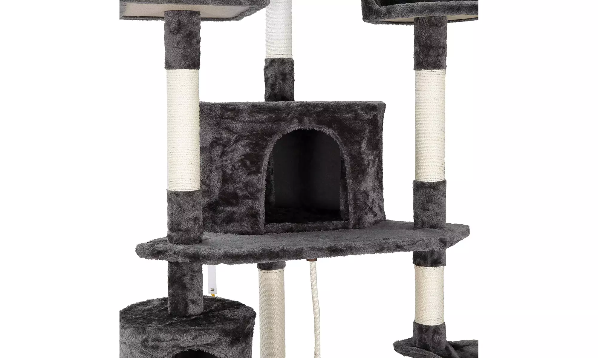 ZENY 79in Cat Trees with Sisal Scratching Posts Perches and Condo - Second Medium