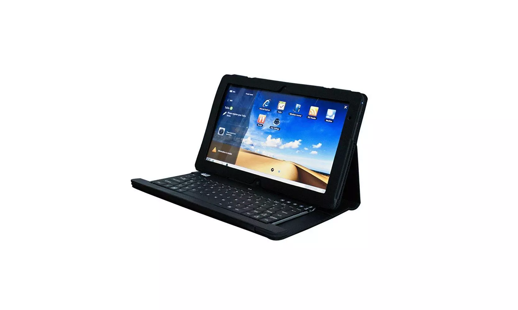 Adesso Wkb-1000Sb Compagno 3S Keyboard With Case For Samsung Slate Pc  - Primary Image