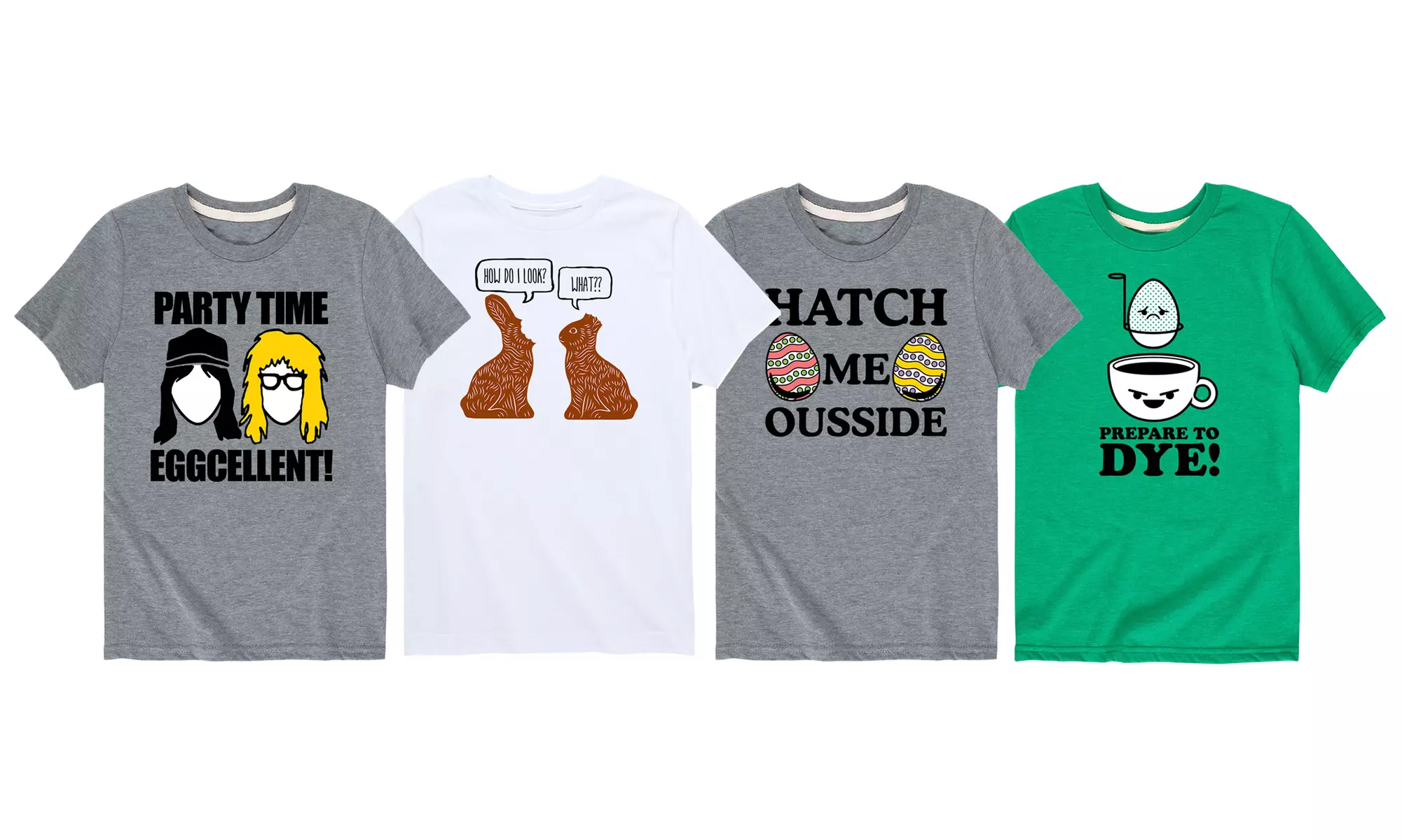 Toddler And Youth Funny Kids Easter Short Sleeve T-Shirts  - Primary Image