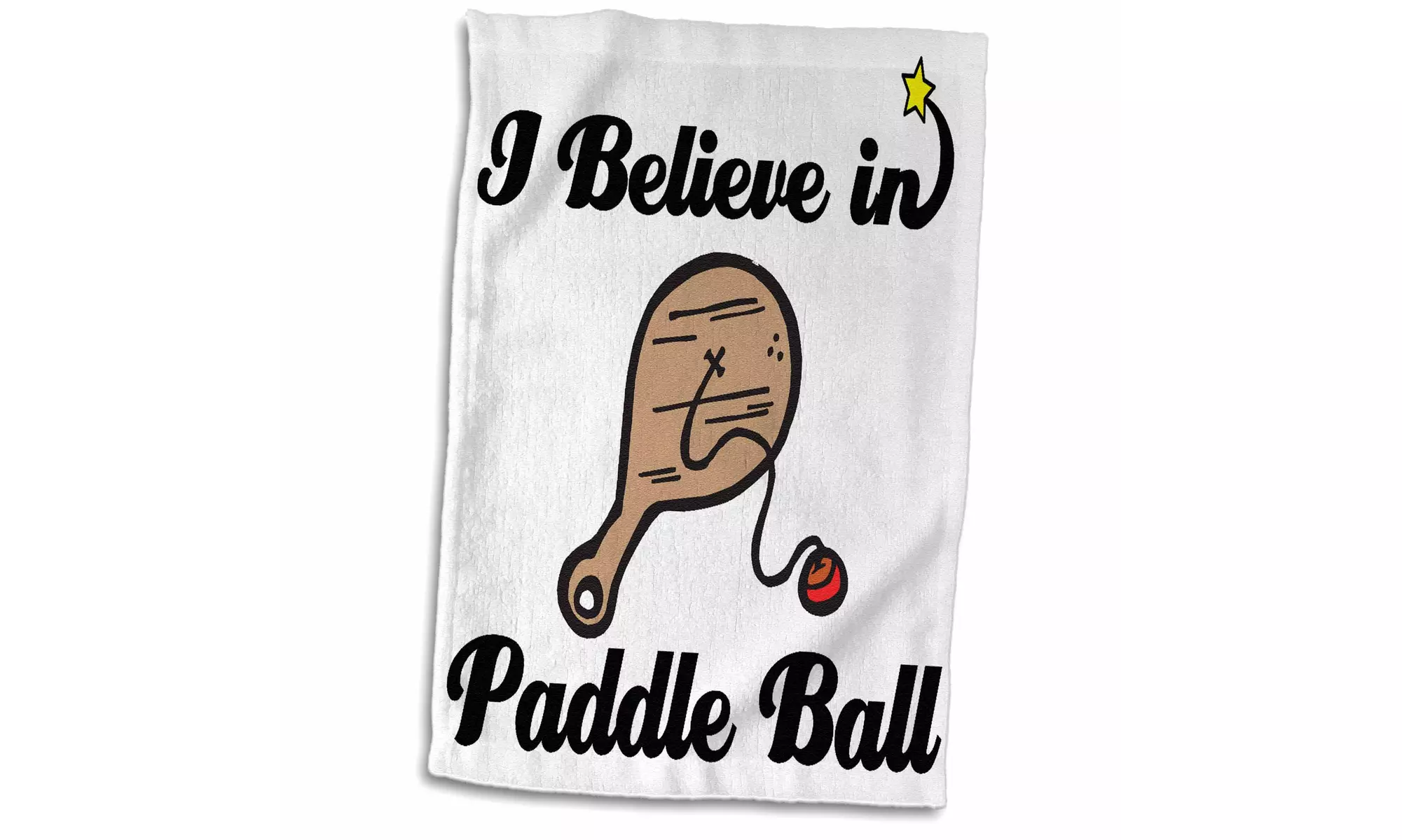  Towel - I Believe In Paddle Ball - 15 by 22-inches  - Primary Image