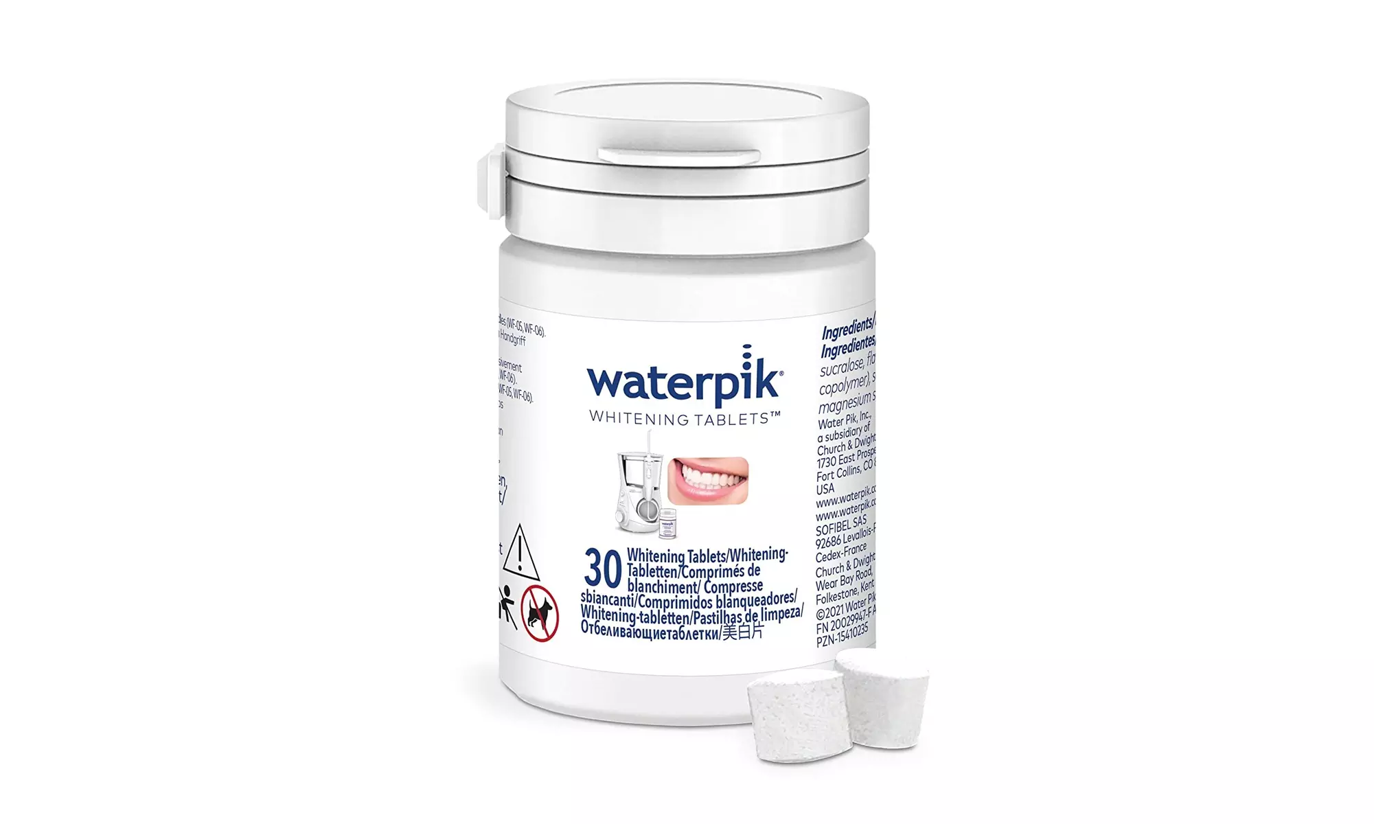 Waterpik Whitening Water Flosser Refill Tablets (30 Count) - Primary Image
