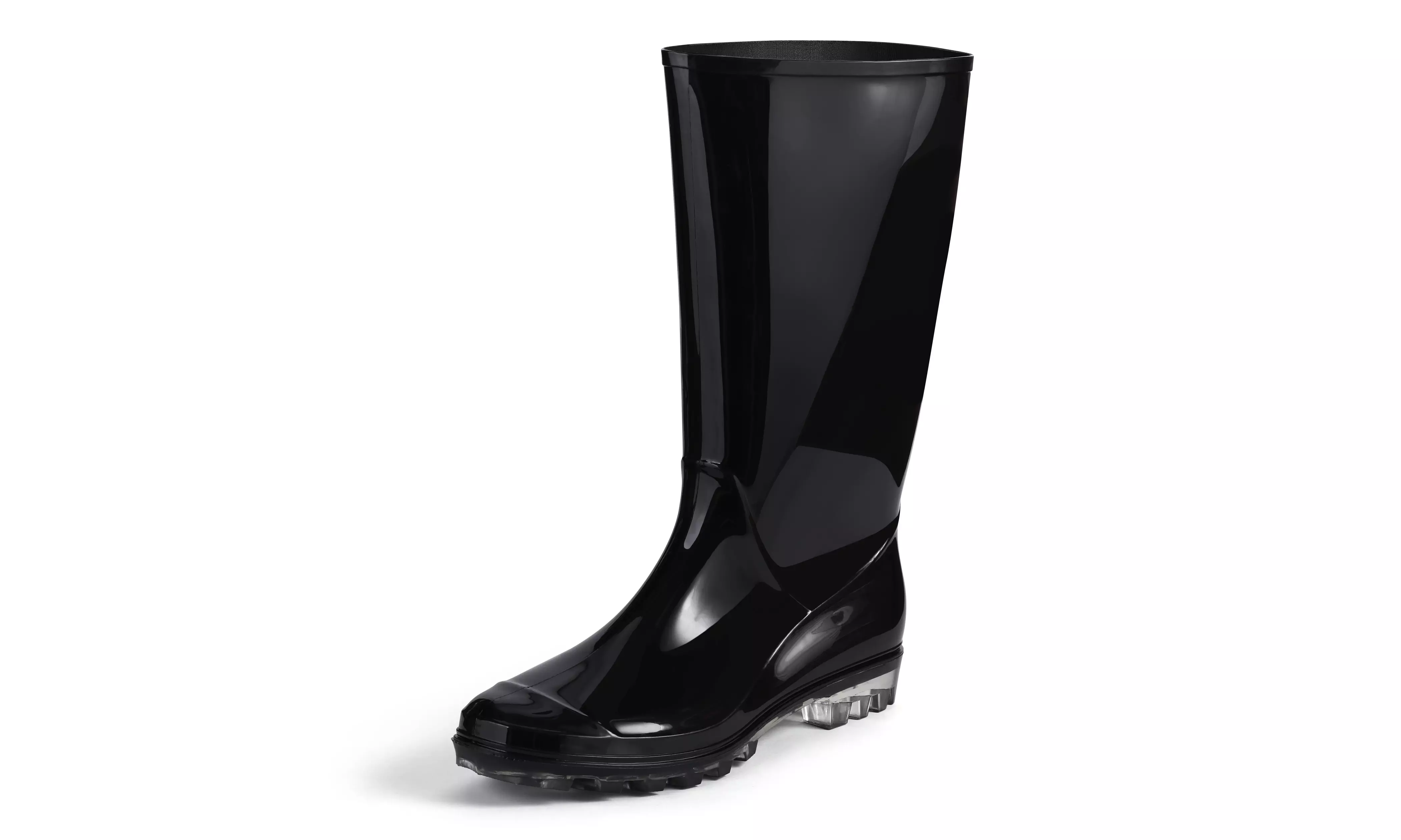 Rain fashion boots for wide calves