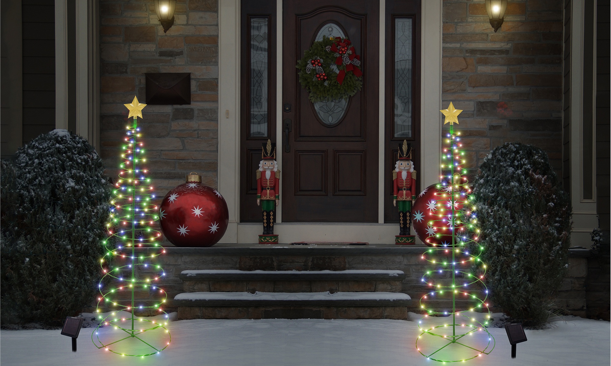 Outdoor Solar LED Christmas Tree Decoration