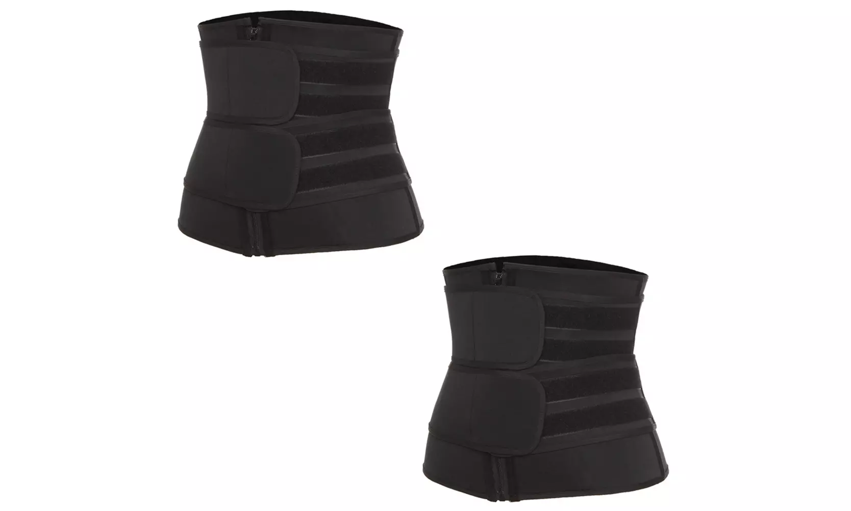 US 1-2 Pack Women Waist Trainer Corset Sauna Sweat Weight Loss Body Shaper