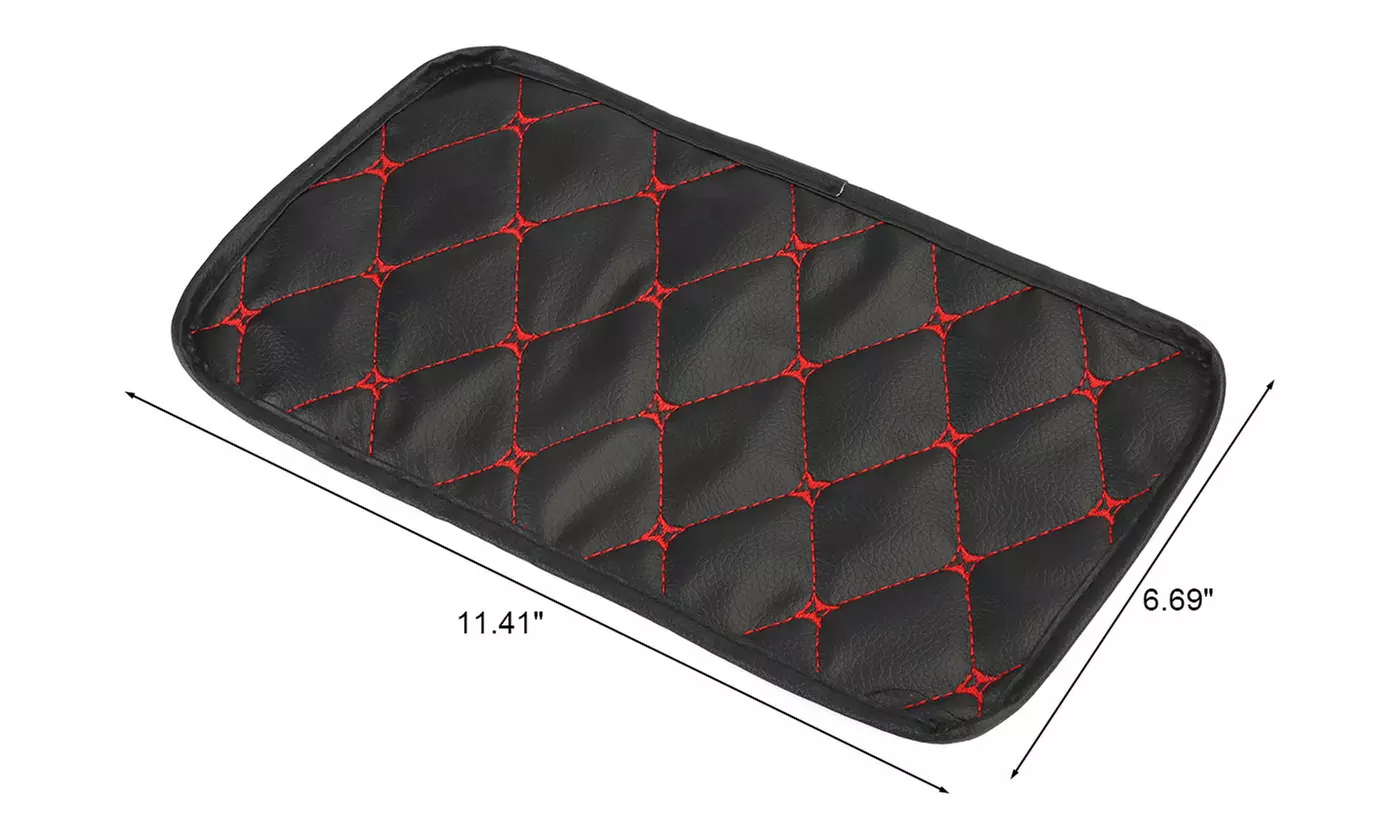 Auto Armrest Pad Cover Center Console Box PU Leather Cushion Mat Car Accessories