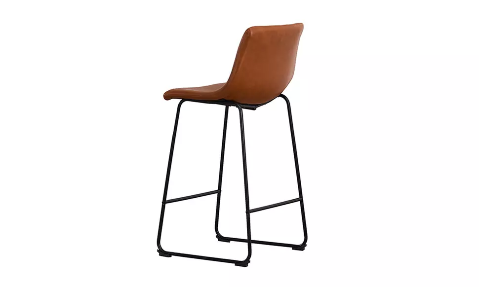 Ferpit 2 Pack Tufted Upholstered Barstools