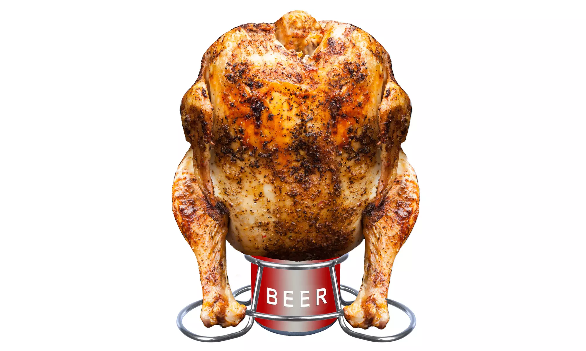 Beer Can Chicken Holder - Beer Chicken Roaster for Grill Oven or Smoker - Primary Image