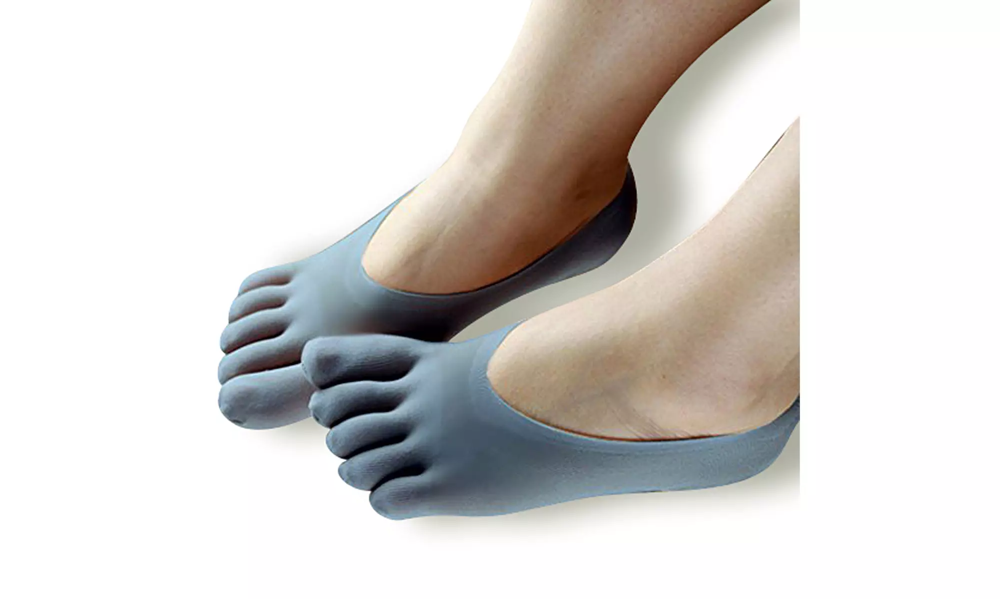 Foot DR. Toe Socks with Gel Infused Heel - Primary Image