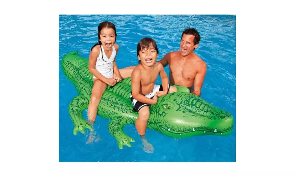 Intex Giant Gator Ride-On, 80" X 45" - Primary Image