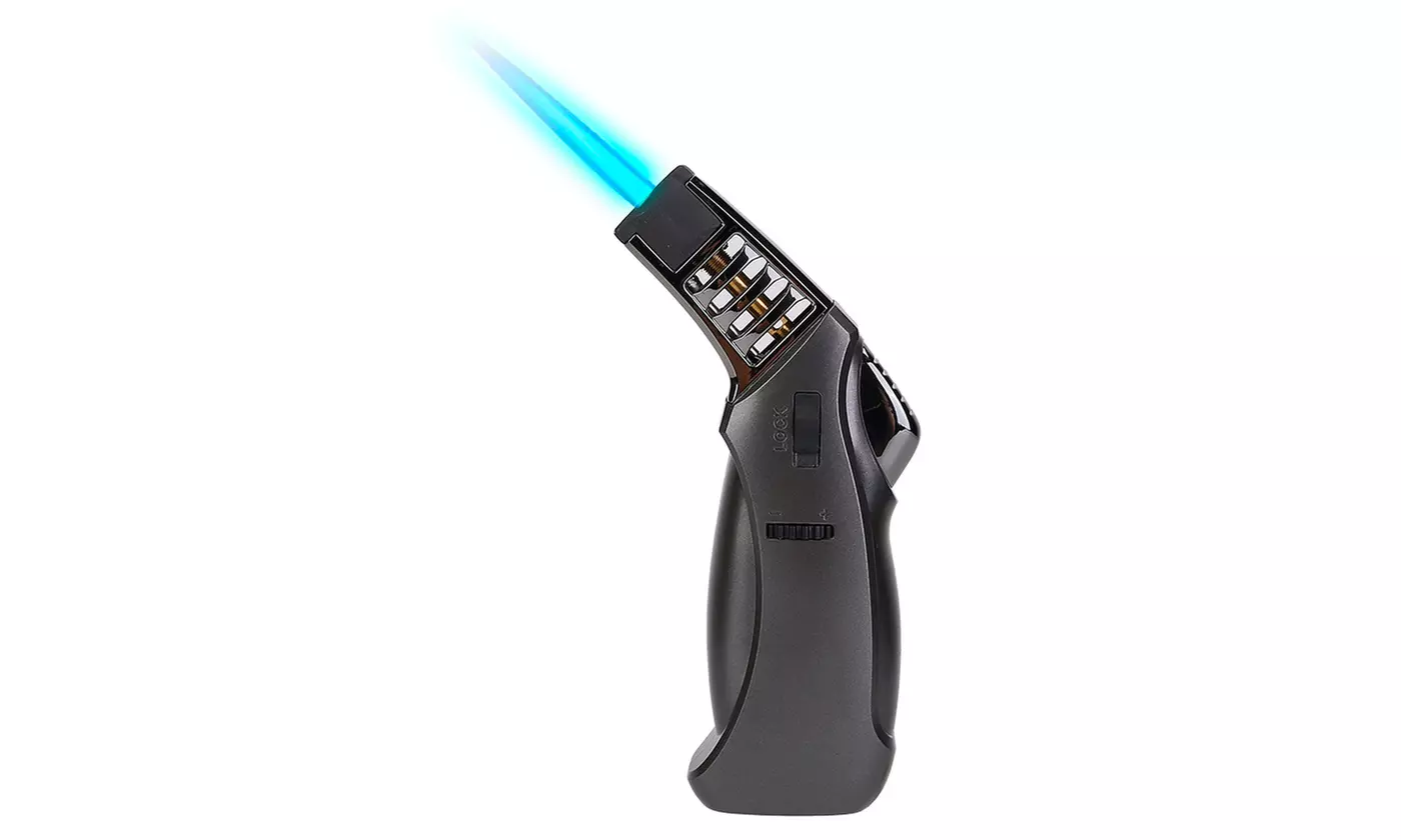 JOBON Refillable Culinary Cooking Butane Gas Blow Torch Lighter with Safety Lock - Second Medium
