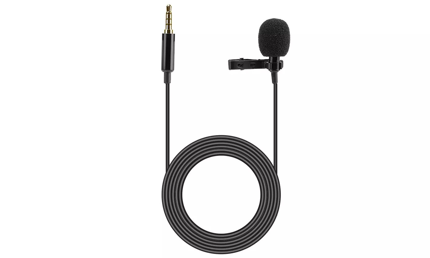iMounTEK Clip-On Microphone, Hands-Free Lavalier Mic, Omnidirectional, 3.5mm - Second Medium