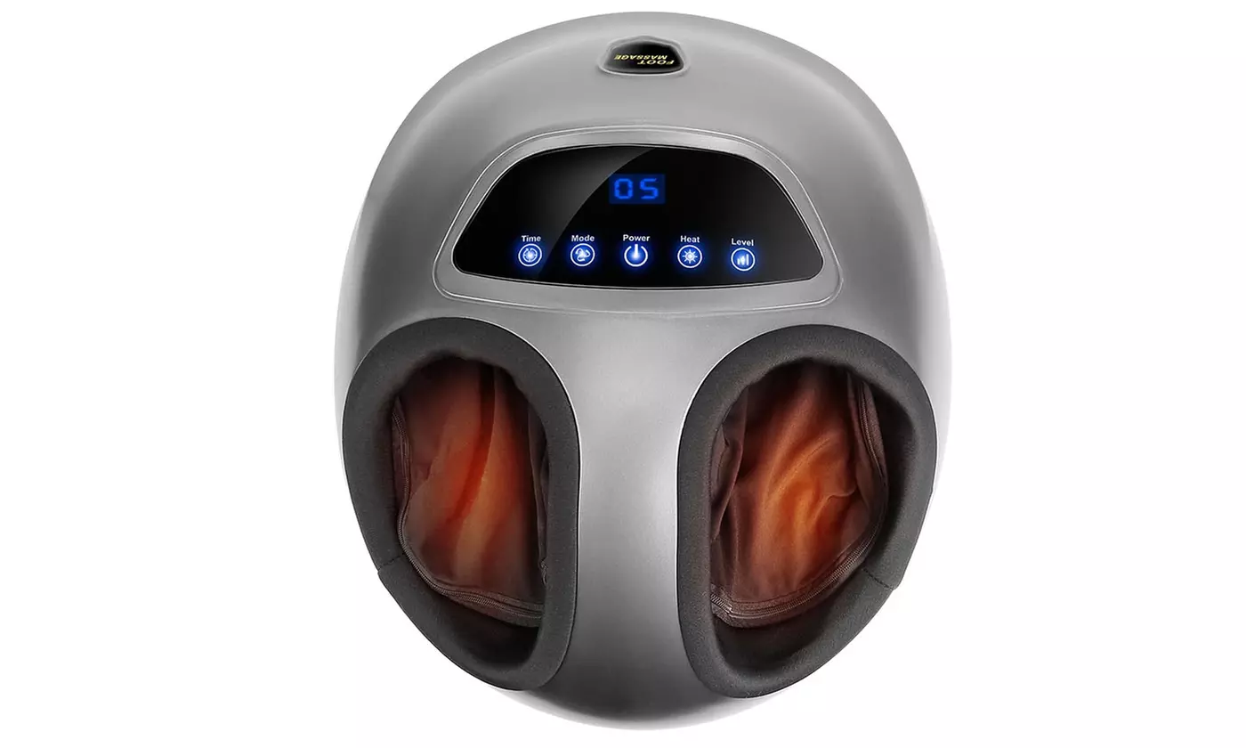 iMounTEK Electric Foot Massager with Heat, Deep-Kneading, & 5 Intensity Levels