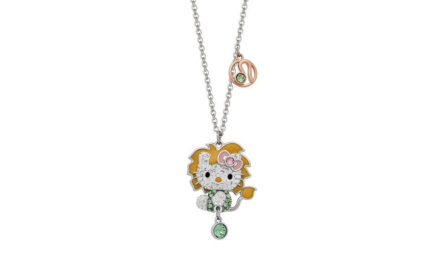 swarovski hello kitty zodiac necklace