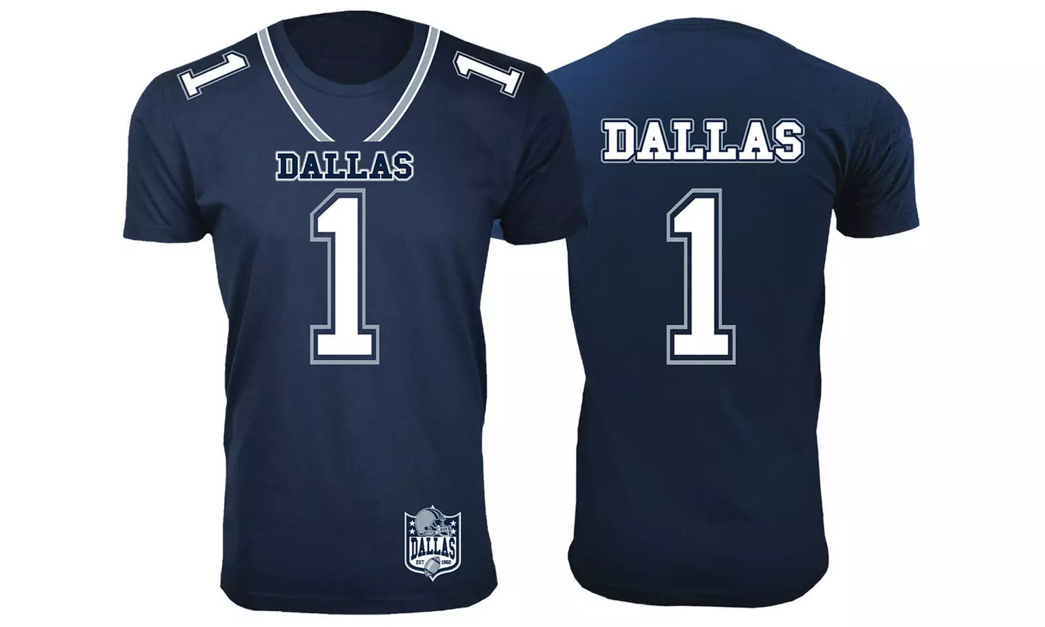 Men's Dallas Football Fan T-Shirts Collection (Extended Sizes Available)