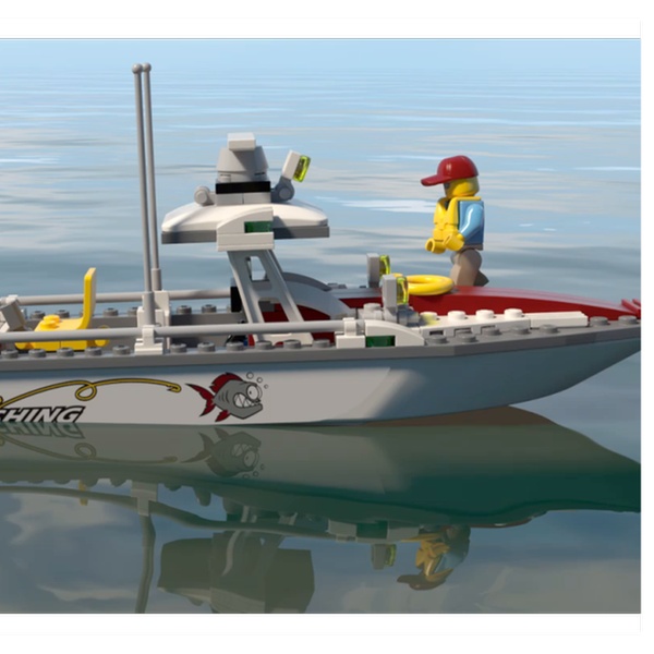 lego city fishing boat 60147 creative play toy