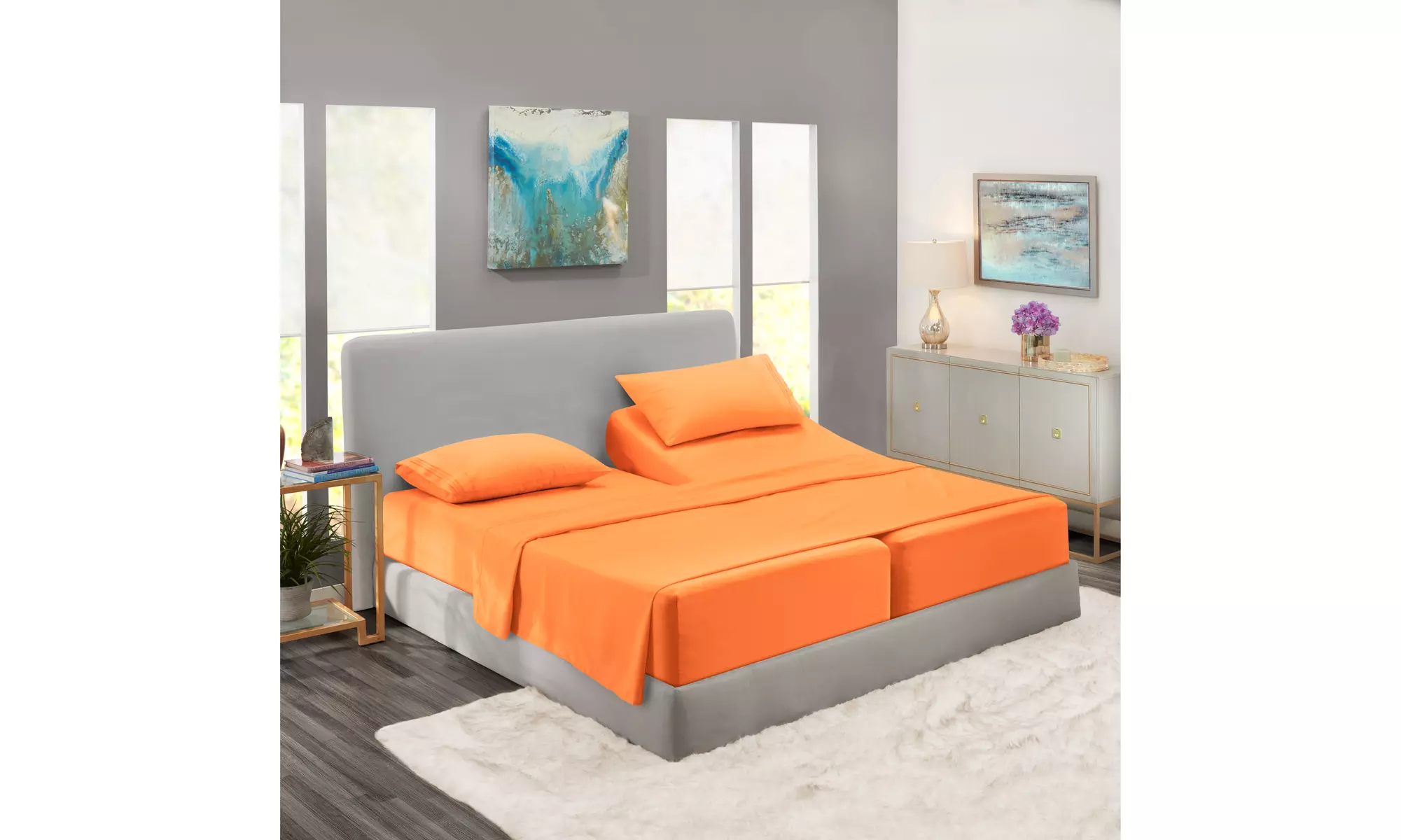 Nestl Premium Deep Pocket Extra Soft 1800 Microfiber Bed Sheet Set