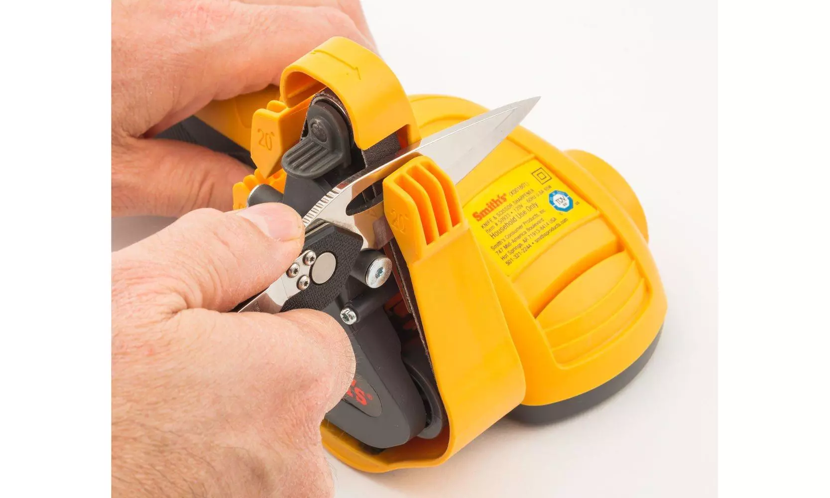 Smith's Knife & Scissor Sharpener, Replaceable Belt Sharpener, 120 Volts #50933 - Primary Image