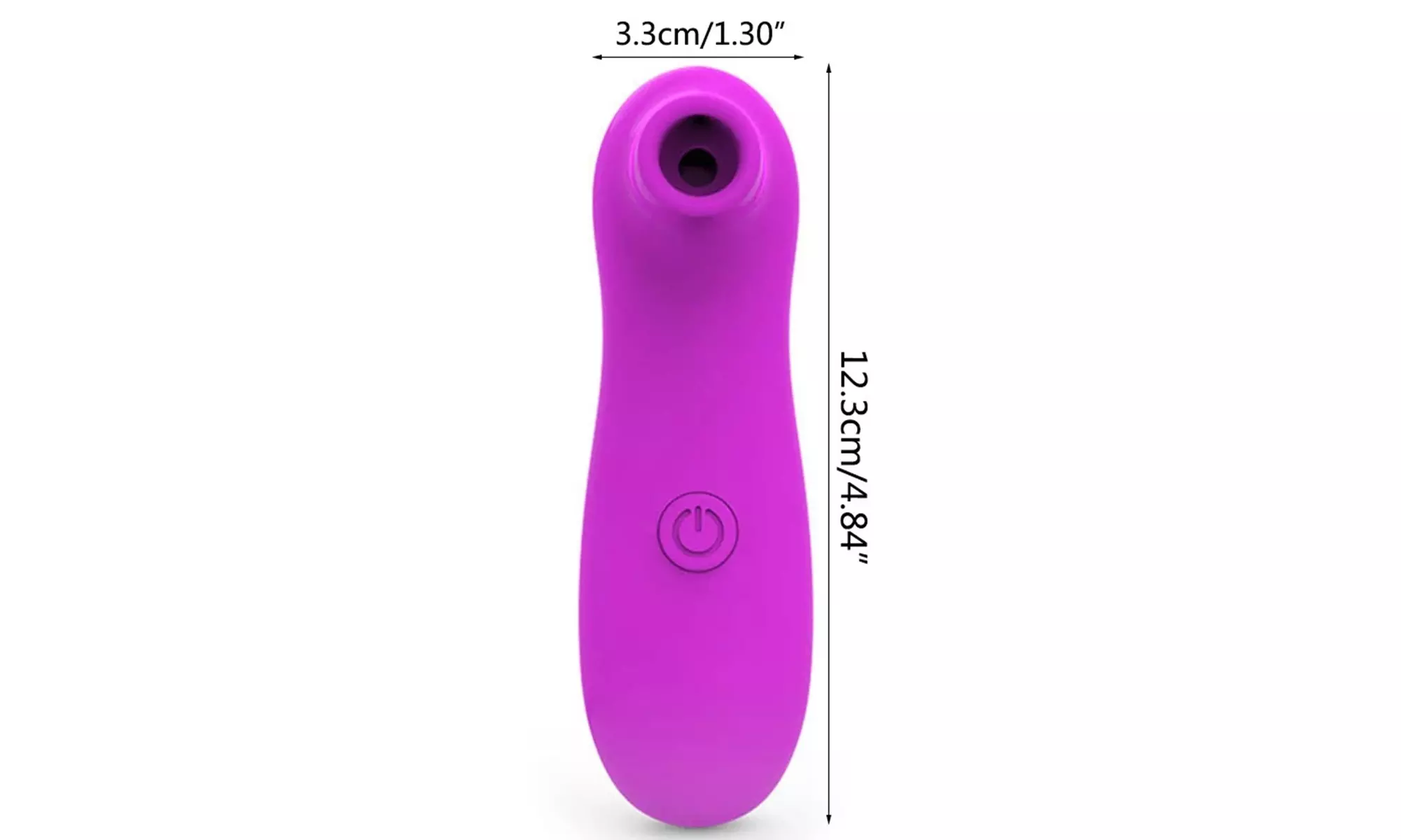 10 Speeds Clitoral Suction Vibrator Oral Kissing Nipples Sucker Climaxer Sex Toy - Second Medium