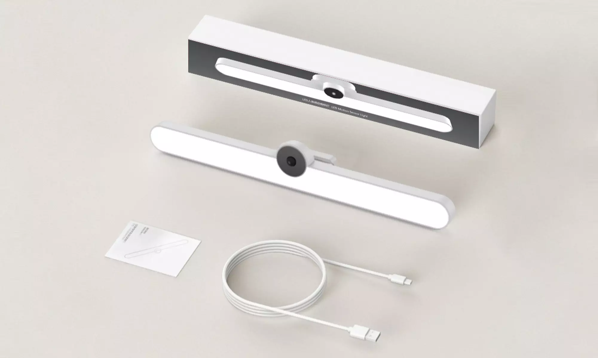 Sensing LED Lights Rechargeable Cabinet Lights Bar for Kitchen Wardrobe Study - Second Medium