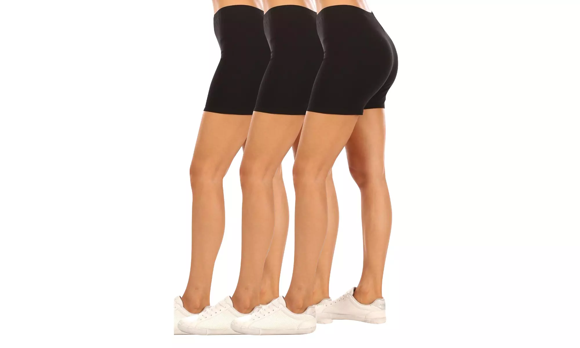 Women's Casual Stretch Cotton Solid Short Pants