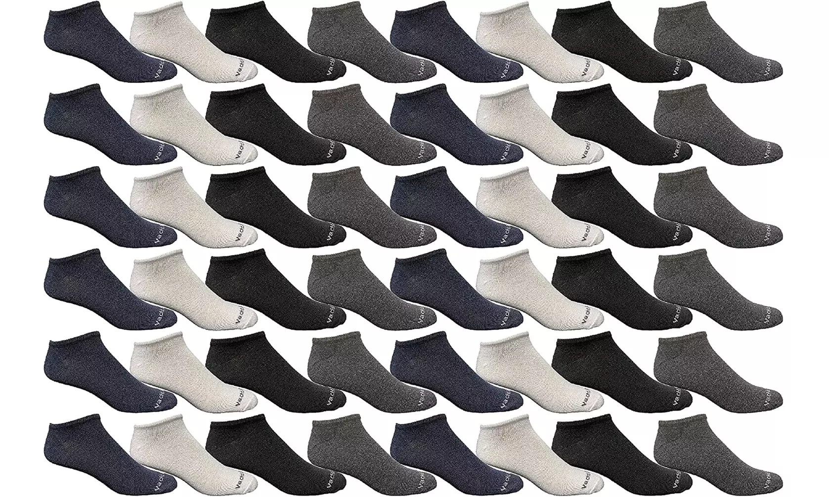 Yacht & Smith Womens Thin Low Cut Ankle No Show Socks, Lightweight Breathable - Primary Image