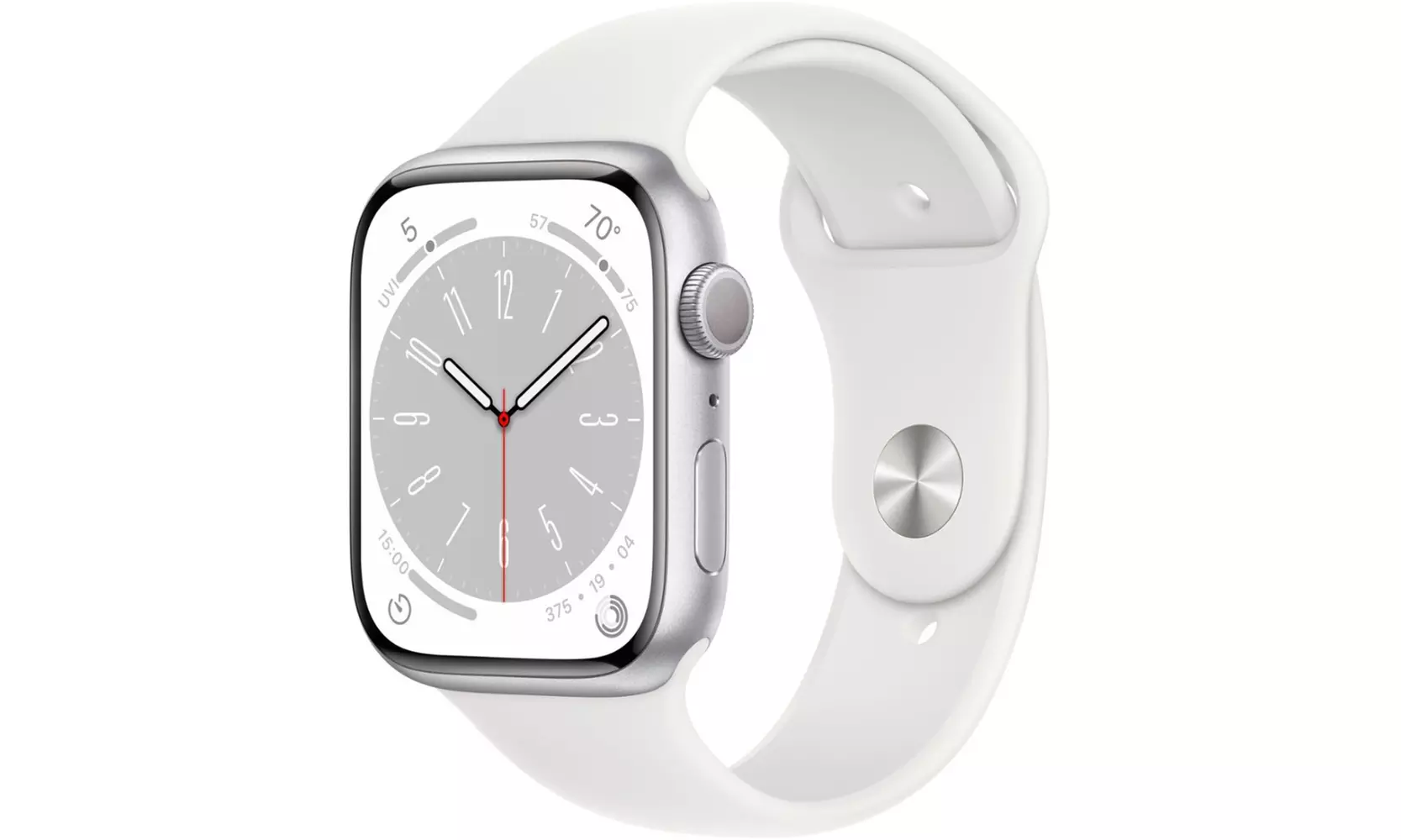 Apple Watch Series 8 45mm (GPS) w/ Medium/Large Sport Band - A Grade Refurbished