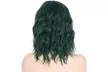 Women Fashion Lady Dark Green Small Rolls Wig Curly Hair - Second Medium