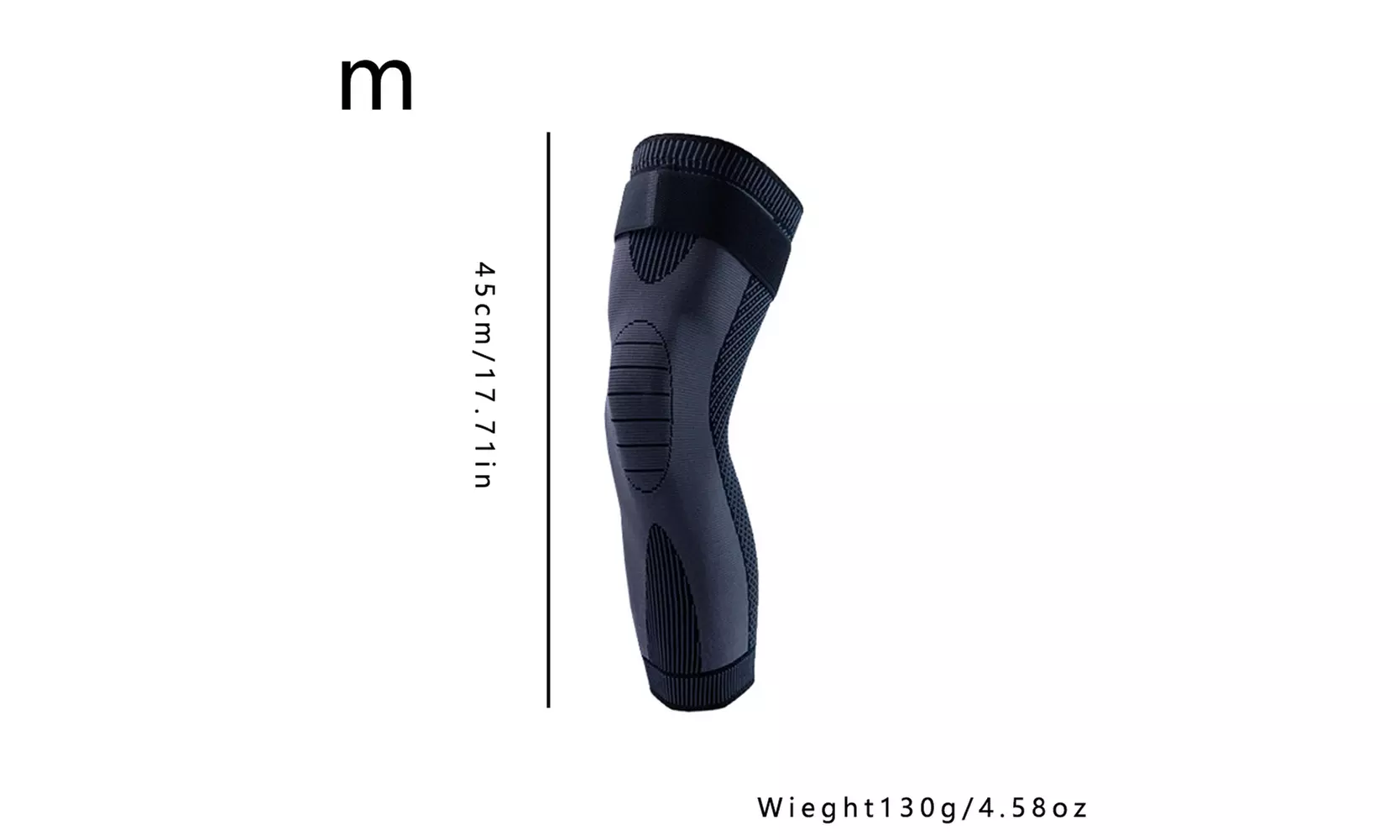 US 1-2 Pcs Full Leg Compression Sleeves Long Knee Braces Support Protector Sport