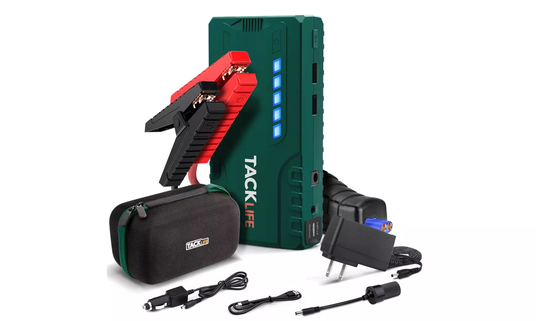 TACKLIFE T6 Car Jump Starter, Green - Primary Image