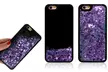 Quicksand Bling Glitter Flowing Black Liquid Case for iPhone 6/6 Plus/6s/6s Plus/7/7 Plus/8/8 Plus - Second Medium
