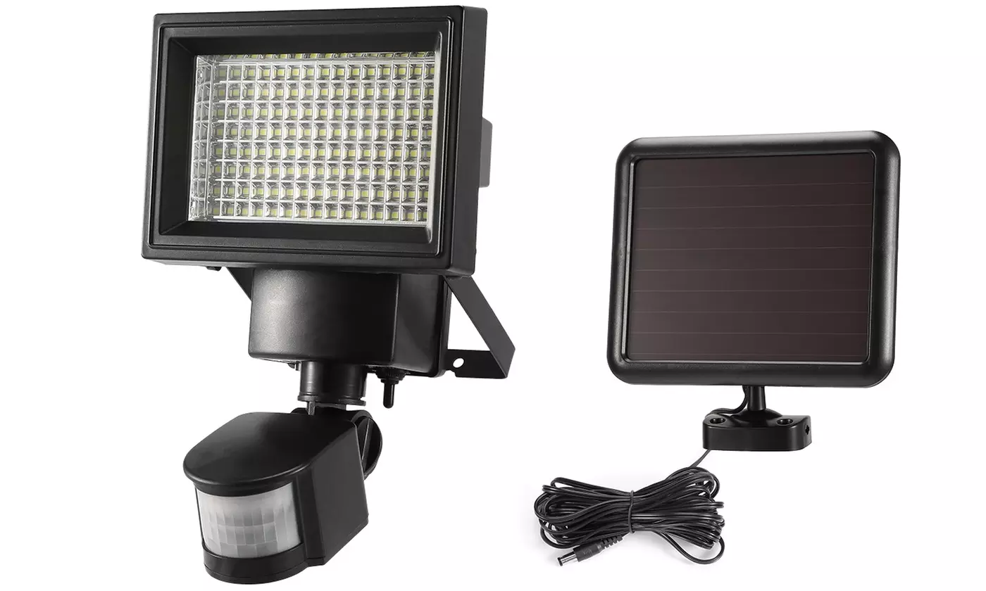 SolarEK 120-LED Solar Flood Security Light 120 Degree Wide Angle Motion Sensor - Primary Image