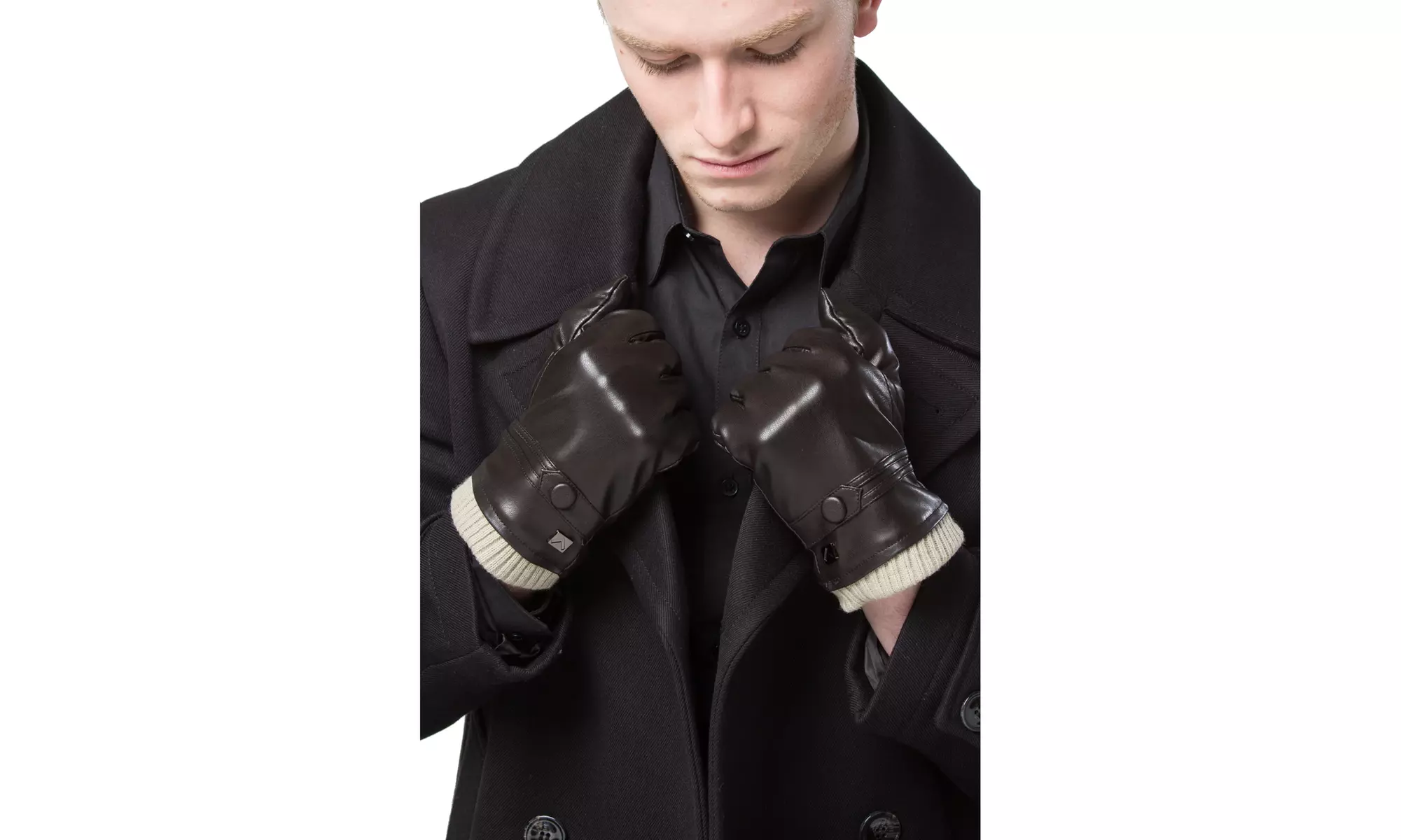 Gallery Seven Fashion Winter Gloves Mens - Lined - Touchscreen