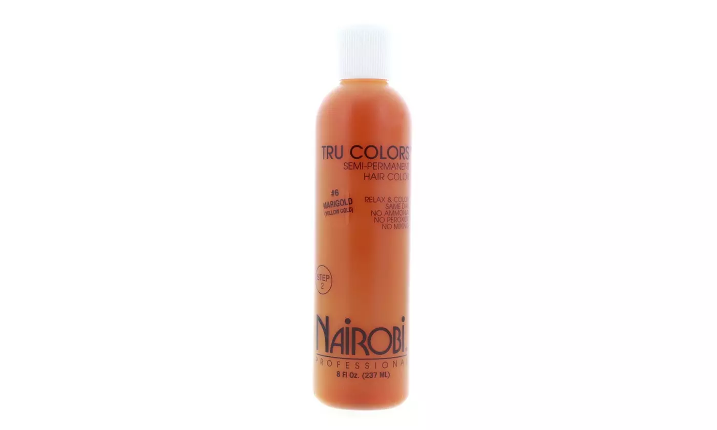 Nairobi Tru Colors Semi-Permanent Hair Color No.6 Marigold, 8 oz - Primary Image
