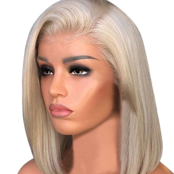 gold bob wig