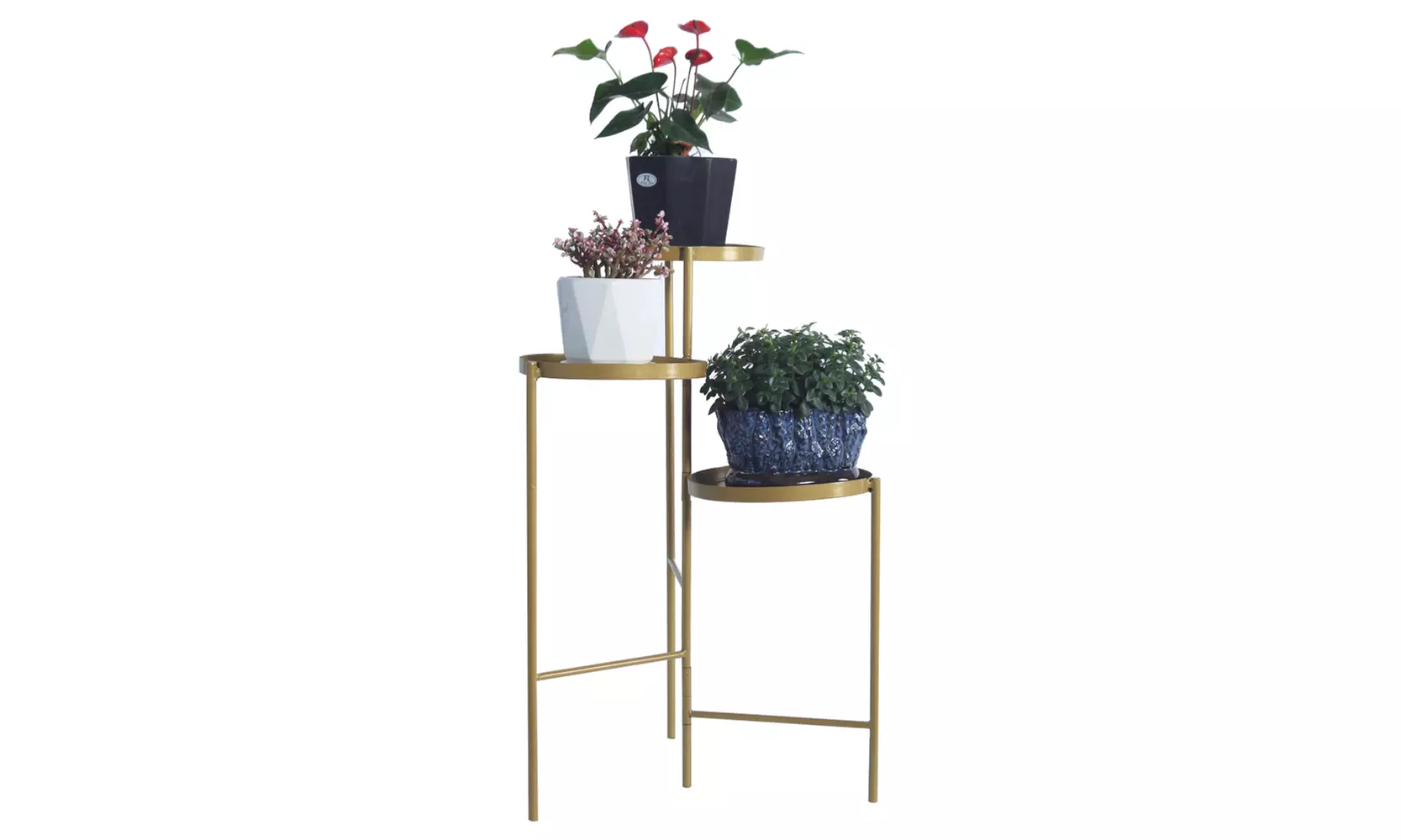 Tri-Level Metal Plant Stand - Primary Image