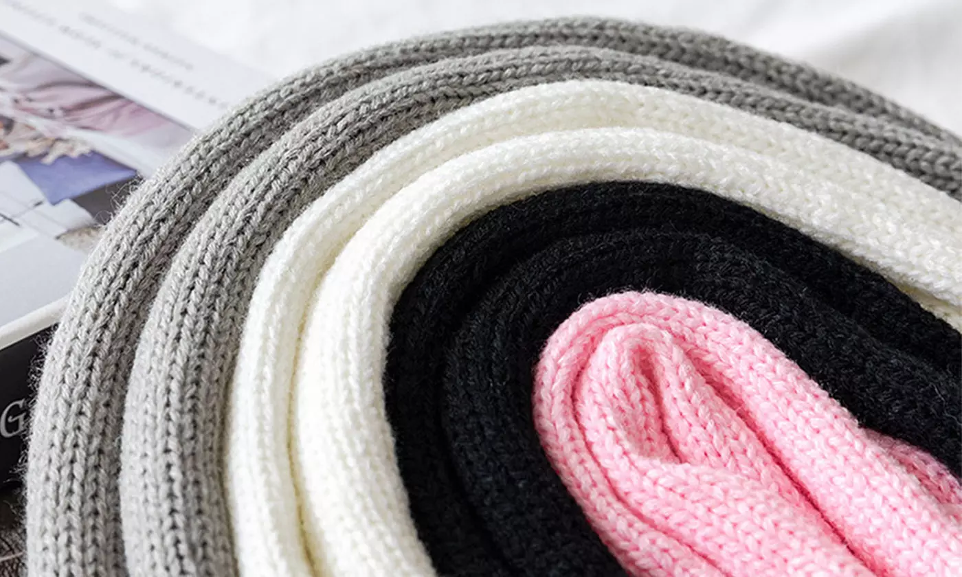 Women's Cable Knitted Thigh High Boot Socks Extra Long Winter Leg Warmers