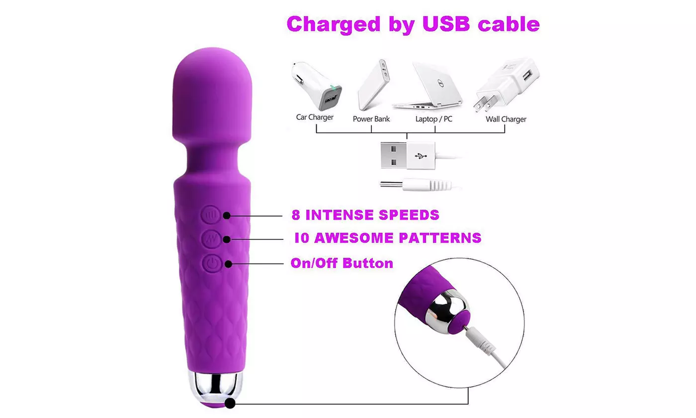 Ultimate Pleasure:10-Speed Wand Massager & Clitoris Stimulating Vibrator Sex Toy