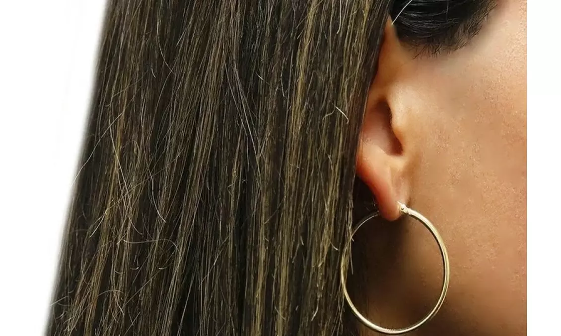 2MM French Lock Hoop 925 Sterling Silver Earrings - 10MM-65MM 