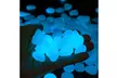 150 PCS Luminous Pebbles For Aquarium Fish Tank Decor,Glow Stone Rocks - Second Medium