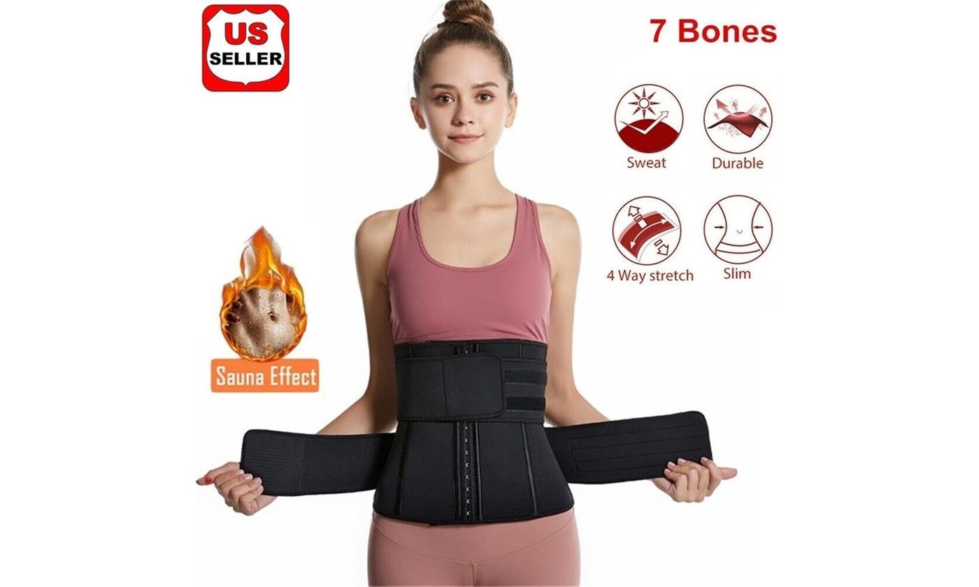 Waist Trainer Women Corset Sauna Sweat Weight Loss Body Shaper Yoga Slimmer Belt