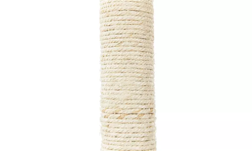 36" Solid Cute Sisal Rope Plush Cat Climb Tree Cat Tower Beige