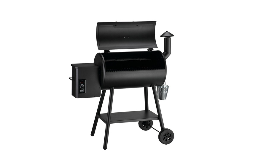 Z Grills Wood Pellet Grill BBQ Smoker Digital Control Black ZPG-550B2 ...