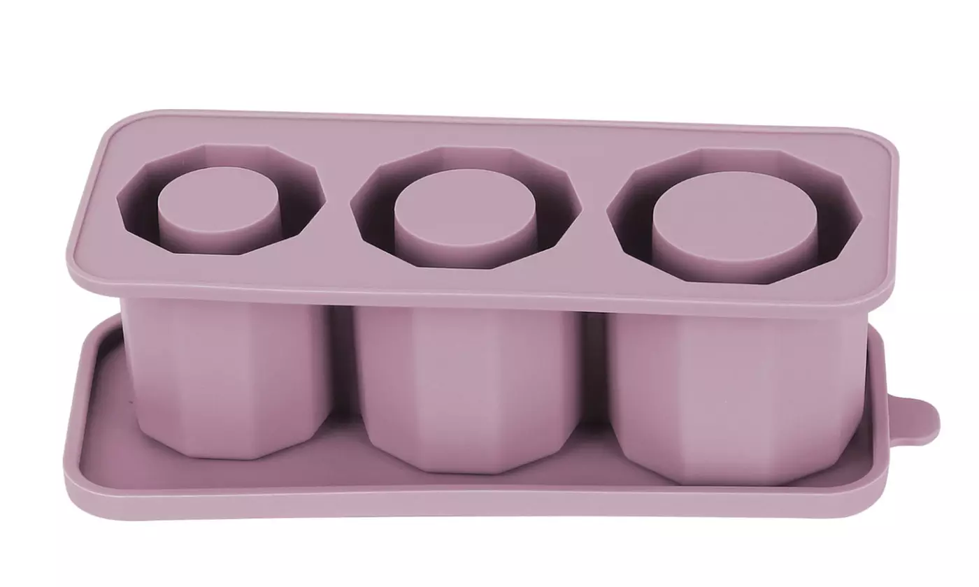 Big Silicone Hollow Ice Cube Tray With Lid for 30-40oz Stanley Tumbler Cup