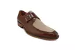 Gino Vitale Moc Toe Monk Strap Two-Tone Loafer - Second Medium