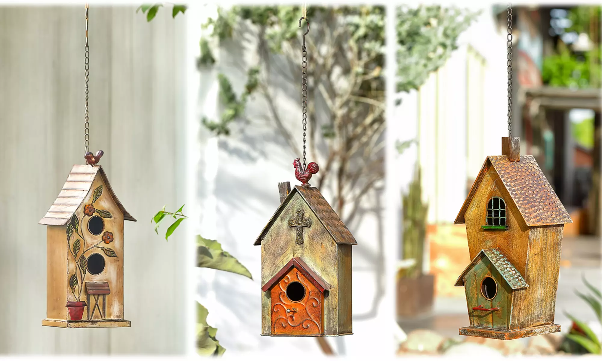 Outdoor Hanging Finch Birdhouses  - Primary Image