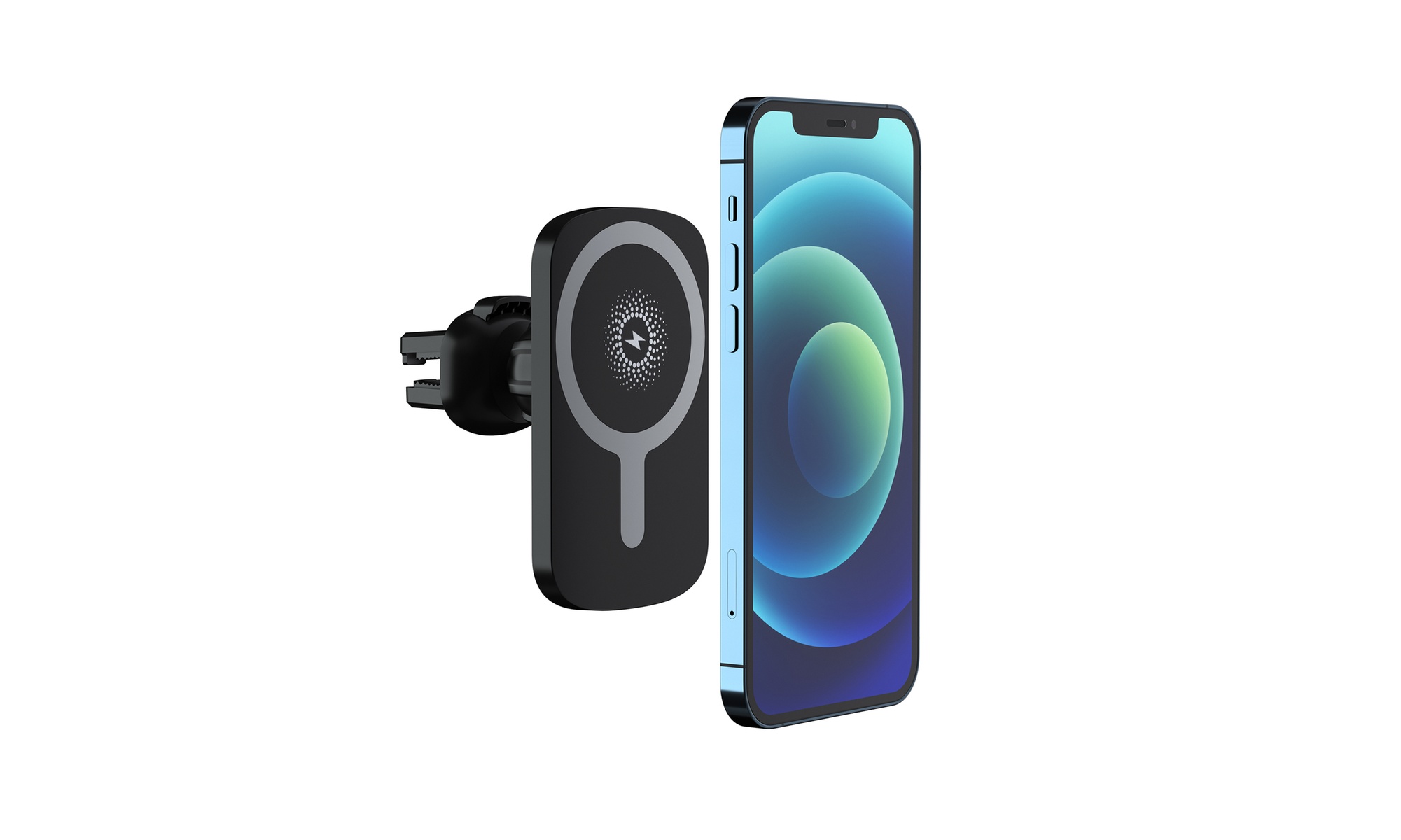 LAX Gadgets MagSafe Compatible Wireless Charging 15W Air Vent Mount