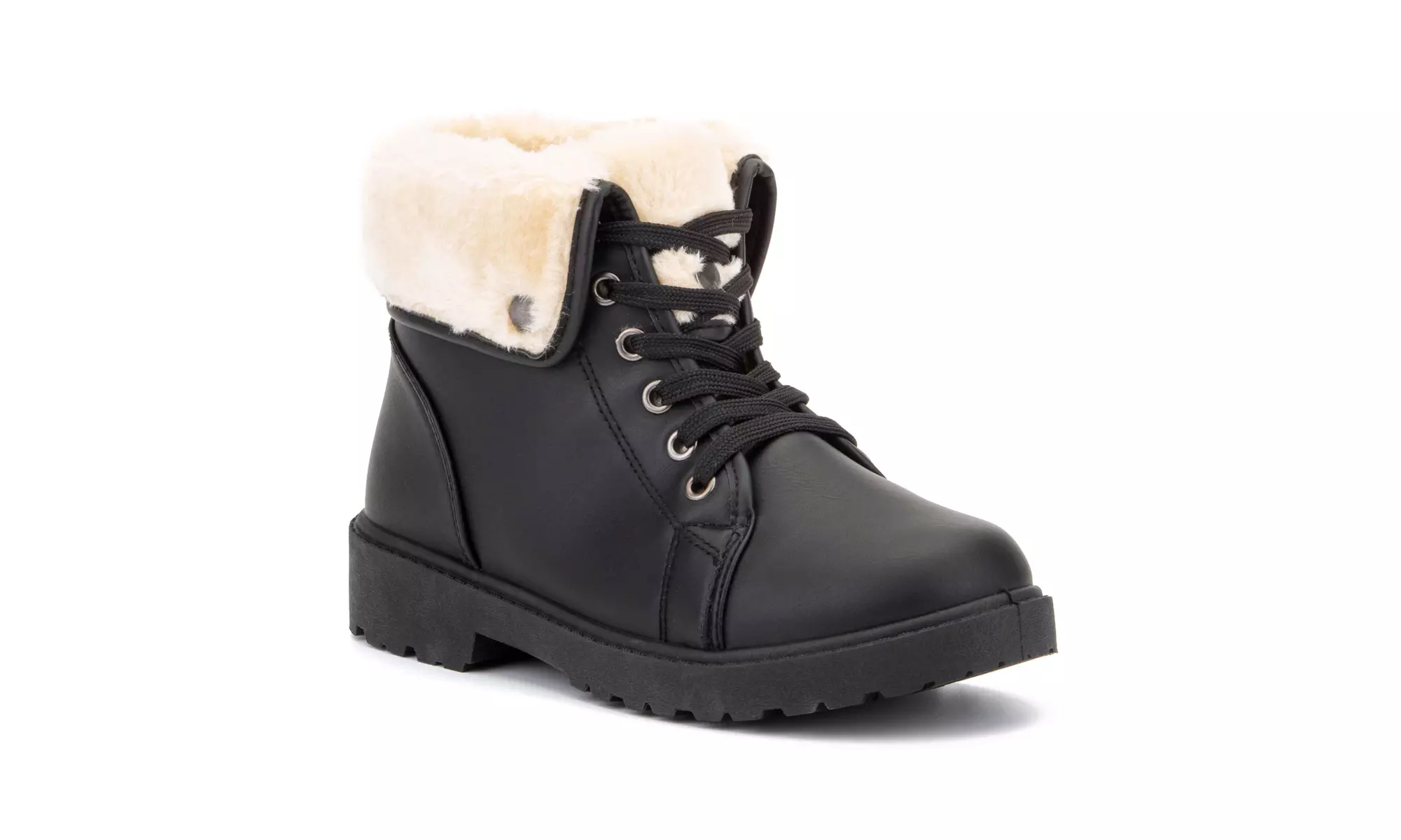 Olivia Miller 'Dangerous' Fur Lined Work Boots - Primary Image